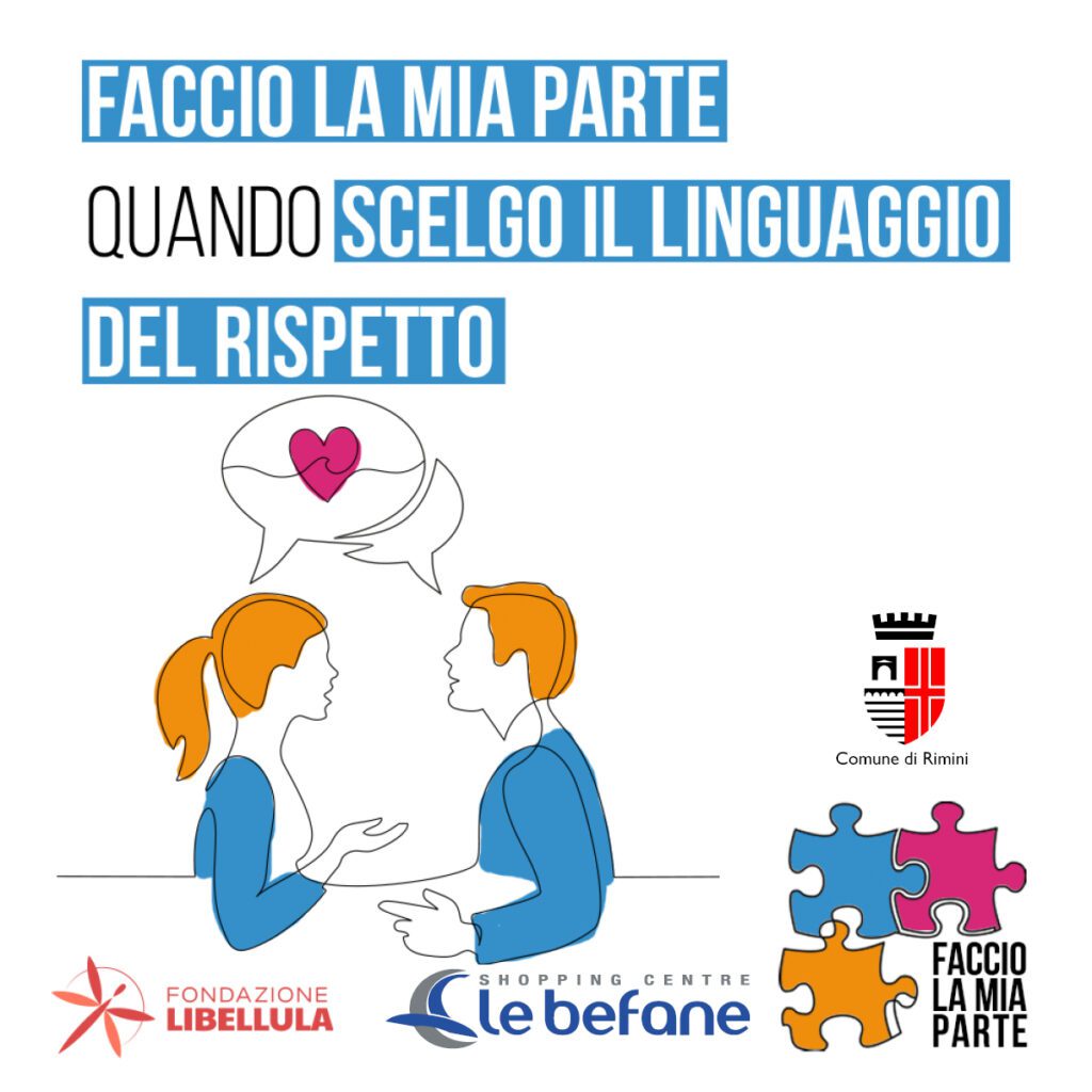 Il rispetto parte dalle parole che scegliamo. Utilizzare un linguaggio rispettoso non solo ci permette di creare relazioni più sane, ma contribuisce anche a eliminare discriminazioni e violenza di genere. Ogni giorno possiamo fare la differenza scegliendo il linguaggio del rispetto.